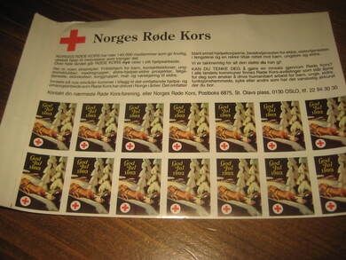 1993 Norges Røde kors har berre 2 julekort