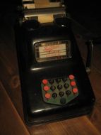 Meget pen SUNDSTRAND reknemaskin pen til dekorasjon Ca 37 cm lang 20-30 tallet