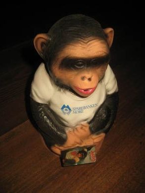 Meget pen sparebørse fra SPAREBANKEN MØRE JULIUS 80 tallet