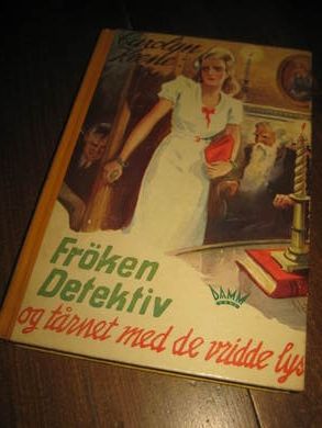 Keene: Frøken Detektiv og tårnet med de vridde lys Bok nr 8 1955