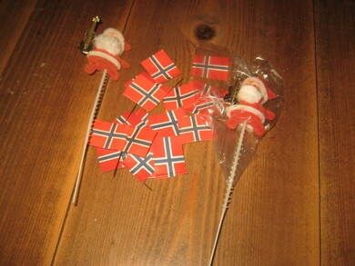 Lot med diverse julepynt