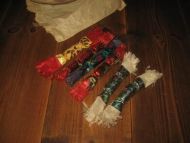 Lot eldre kransekake pynt