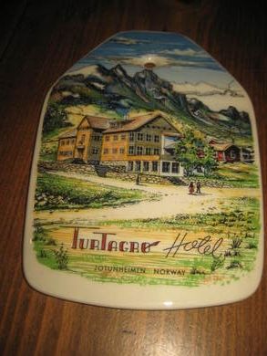 TURTAGR&Oslash; HOTELL JOTUNHEIMEN NORGE platte fra JOHAN THOSEN BERGEN 60 tallet