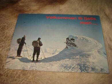 Brosjyre fra Norges Røde Kors, 70 tallet.