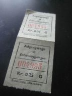 EIDSVOLLBYGNINGEN DOBBELBILLETT 60 tallet