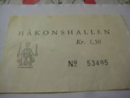 H&Aring;KONSHALLEN 53495 60 tallet