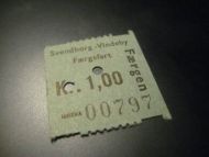 SVENDBORG - VINDEBY FERGEFART 79 60 tallet