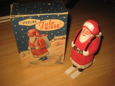 STERLING JULENISSE I ORIGINALESKE fra Sterling Oslo 50-60 tallet