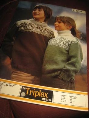 TRIPLEX. K 5037, AKILLES, størrelse 6-14 ÅR