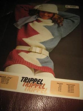 TRIPPEL. K 7534, størrelse  6, 8,10,12,14 ÅR