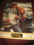 TRIPLEX. K 5038, ASLAUG OG ARILD, størrelse 6-12 ÅR