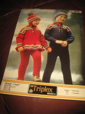 TRIPLEX. K 5039, LAPPI, størrelse 2-4-6 ÅR