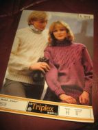 TRIPPEL. K 5014, FLETTER, størrelse 36-38, 40-42, 48-50. 52-54