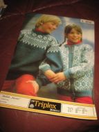 TRIPPEL. K 5018, ISROSER, størrelse  6-8, 10-12, 14-16 ÅR
