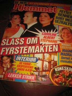 1998 nr 005 HJEMMET CAROLINE ALBERT STEPHANIE