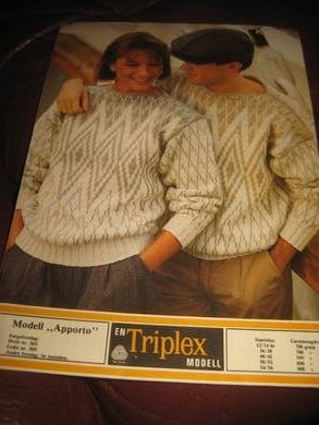 TRIPLEX K. 5079, APORTO , størrelse 12-14 ÅR,36-38, 40-42, 50-52, 54-56 54-56