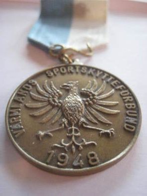 SKYTTERMEDALJE FRA 1948