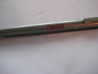 CASTROL, 60 tallet. Sølvfarga