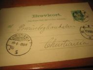 SKIEN, 5.VI.01. KRISTIANIA 15.6.1901.