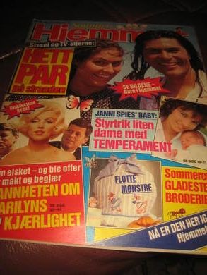 1989 nr 030 HJEMMET SISSEL MARLYN MONROE 4 SIDER