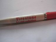 FIRESTONE, 60 tallet. Rød - kvit