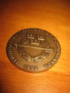 Medalje fra 90 tallet. Dette er nr 7