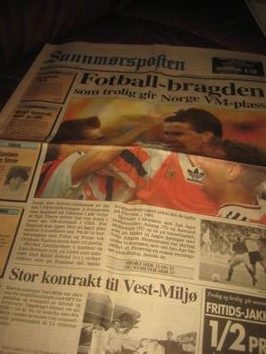 1993 nr 0123 SUNNMØRSPOSTEN FOTBALL VM