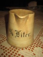 Meget gammel mugge 1/4 liter