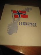 Ubrukt notatblokk LANDSPOST linjert nr 716 70 tallet