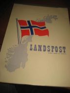 Ubrukt notatblokk LANDSPOST linjert nr A4 714 70 tallet