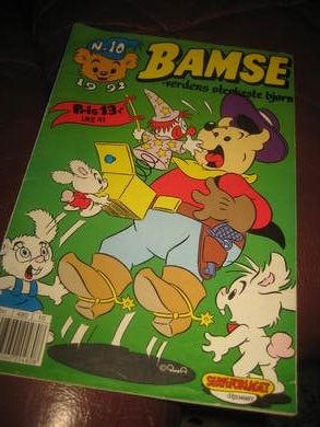 1992 nr 010 BAMSE- VERDENS STERKESTE BJØRN