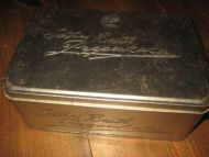 Sætre pepperkake boks fra 80 tallet Ca 15*12 cm stor 9 cm høg