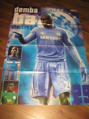 Stor poster klar til innramming ca 57*80 cm stor DEMBA BA