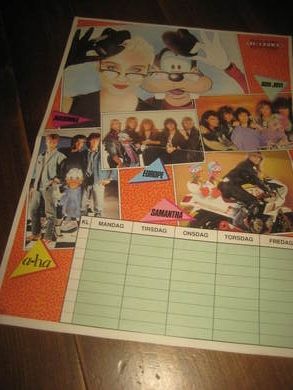 Donald timeplan, 60-70 tallet.