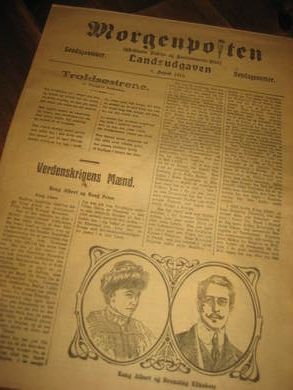 1915 8 august MORGENPOSTEN S&oslash;ndagsnummer
