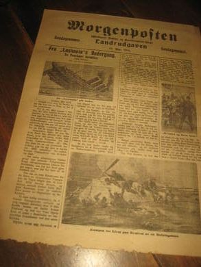 1915 23 mai MORGENPOSTEN S&oslash;ndagsnummer