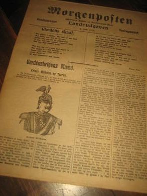 1915 9 juni MORGENPOSTEN S&oslash;ndagsnummer