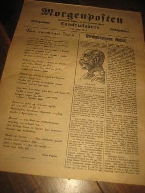 1915 13 juni MORGENPOSTEN S&oslash;ndagsnummer