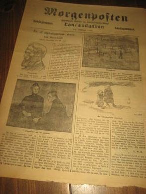 1915 14 februar Morgenposten S&oslash;ndagsnummer