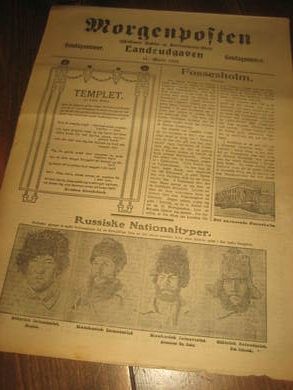 1915 14 marts Morgenposten S&oslash;ndagsnummer