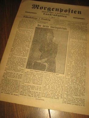 1915 21 marts Morgenposten S&oslash;ndagsnummer