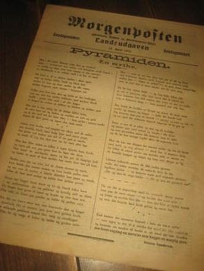 1915 18 april Morgenposten S&oslash;ndagsnummer