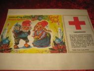 Ubrukt hefte med Julemerker og julekort fra Norges Røde Kors 1991