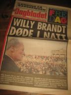 1992,nr 273, DAGBLADET. WILLY BRANDT DØD.