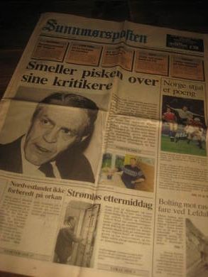 1992 nr 240 Sunnm&oslash;rsposten