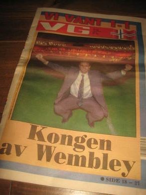 1992 nr 279 VG KONGEN AV WEMBLY