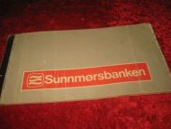 Sjekkhefte fra Sunnmørsbanken på 80 tallet,