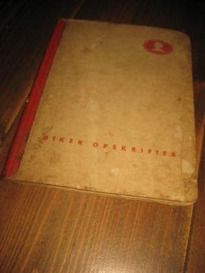 ØKTER OPPSKRIFTER. Fra Norsk Økter, 40 tallet.