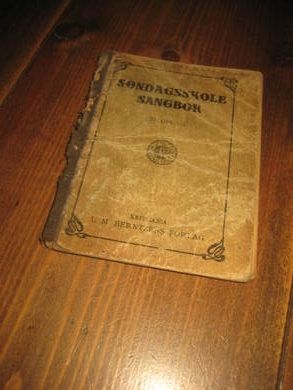 SØNDAGSSKOLE SANGBOKA. 1920