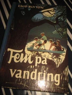 BLYTON: FEM PÅ VANDRING. Bok nr 10, 1970.